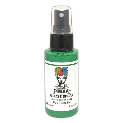Dina Wakley MEdia Gloss Spray - Evergreen